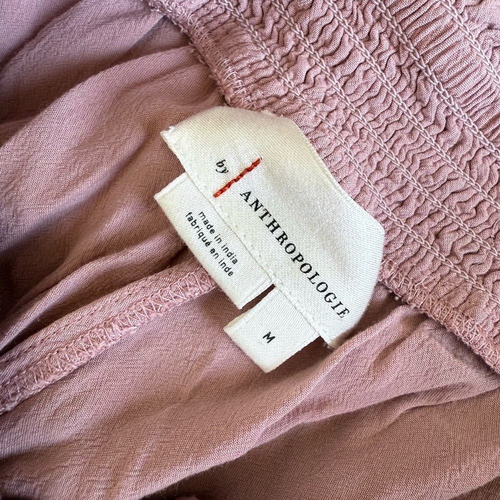 Anthropologie mauve Textured set - Picture 4 of 5